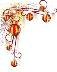 Natale Decorazione Angolo Pagina-Christmas Ornamental Corner © BluedarkArt