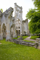Fototapeta na wymiar Abbey of Jumieges, Normandy, France
