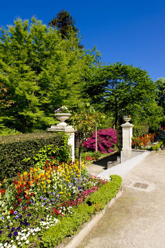 garden, Coutances, Normandy, France