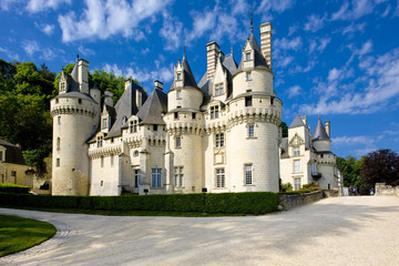 Fototapeta na wymiar Ussé Castle, Indre-et-Loire, Centrum, Francja