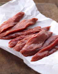Aiguillettes de canard crues