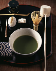 Thé matcha à la japonaise