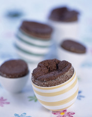 Soufflés au chocolat