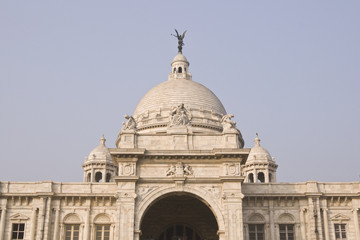 Fototapeta na wymiar Victoria Memorial in Kolkata, India.
