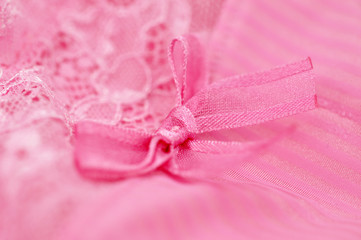 Pink Lingerie Closeup
