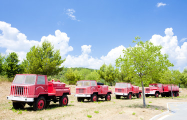 fire engines, Provence, France