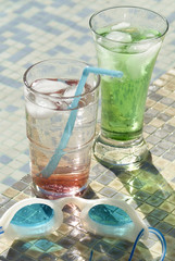 Verres de sirop