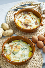 potatoes baked with dill sauce