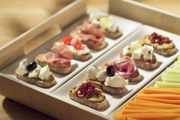 Assortiment de toasts