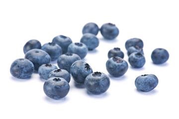 Blueberry berry closeup