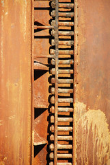 Rusty metal background