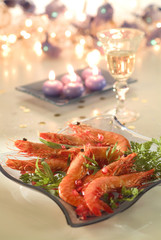 Crevettes festives