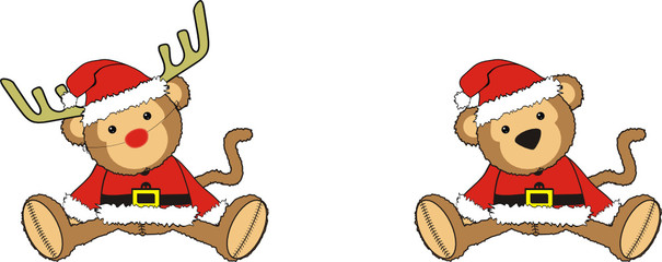 monkey baby cartoon claus1