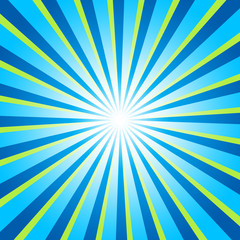 Hintergrund - Lichtstrahlen Blau Grün 02