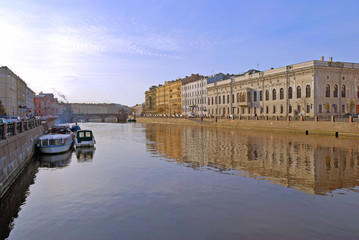 Fototapeta premium River Fontanka, St.Petersburg