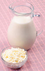Milk and curds