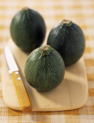 Courgettes rondes