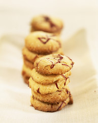 Biscuit à la noix de coco, rose et fleur d'oranger 
