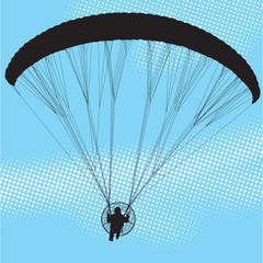 Paraglider and paramotor