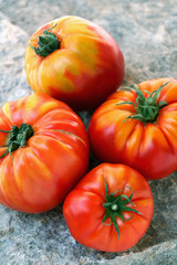 Tomates marmandes et coeur de boeuf