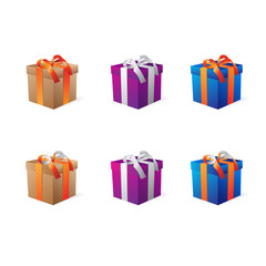 christmas box vector illustration