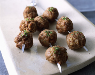 Brochettes de boeuf haché