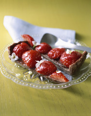 Tarte aux fraises 