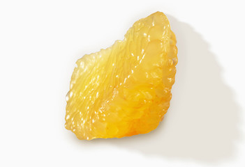 Quartier de pamplemousse jaune