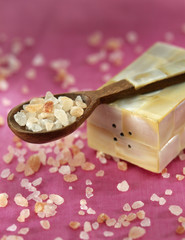 Sel rose de l'Himalaya