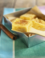 Lait frit à la cannelle