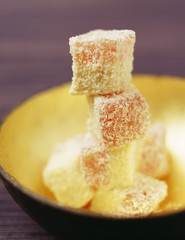 Loukoums à la noix de coco