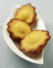 Madeleines en forme de fleur