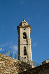 Fototapeta premium clocher eglise corse (ville di pietrabugno)