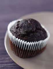 Muffin au chocolat noir