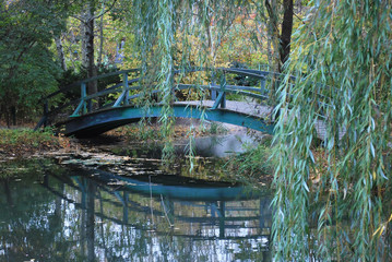 Bridge in Giverny, France where Monet painted his Water Lilies