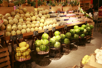 Assortiment de melons