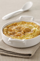 Gâteau soufflé au saumon