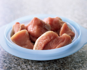 Assiette de veau cru