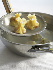 Préparation des raviolis