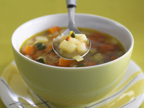 Potage de l&eacute;gumes 