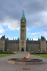 Parliament building in Ottawa, Canada