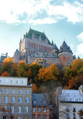 Obraz premium Chateau in Quebec city, Canada