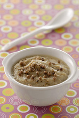 Mousse d'aubergine à la coriandre 