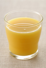 Verre de jus d'orange