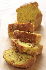 Cake au lard et aux épices