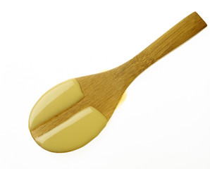 Cuillère de crème pâtissière