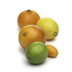 Assortiment d'agrumes détourable