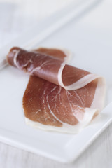 Tranche de jambon cru 
