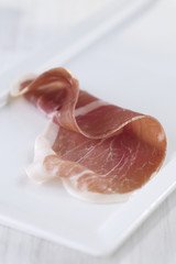 Tranche de jambon cru 