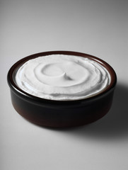 Pot de crème fraîche